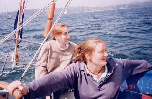 Sailing in Falmouth Harbour
