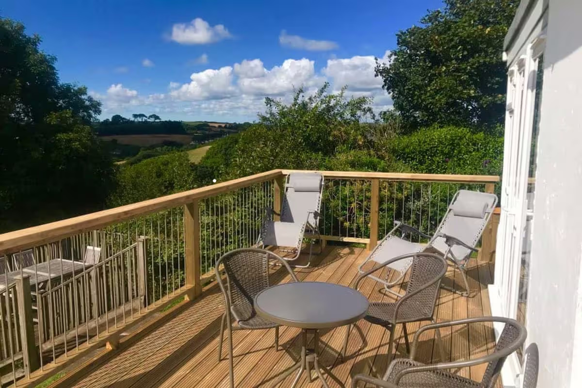 The terrace at Tantallon